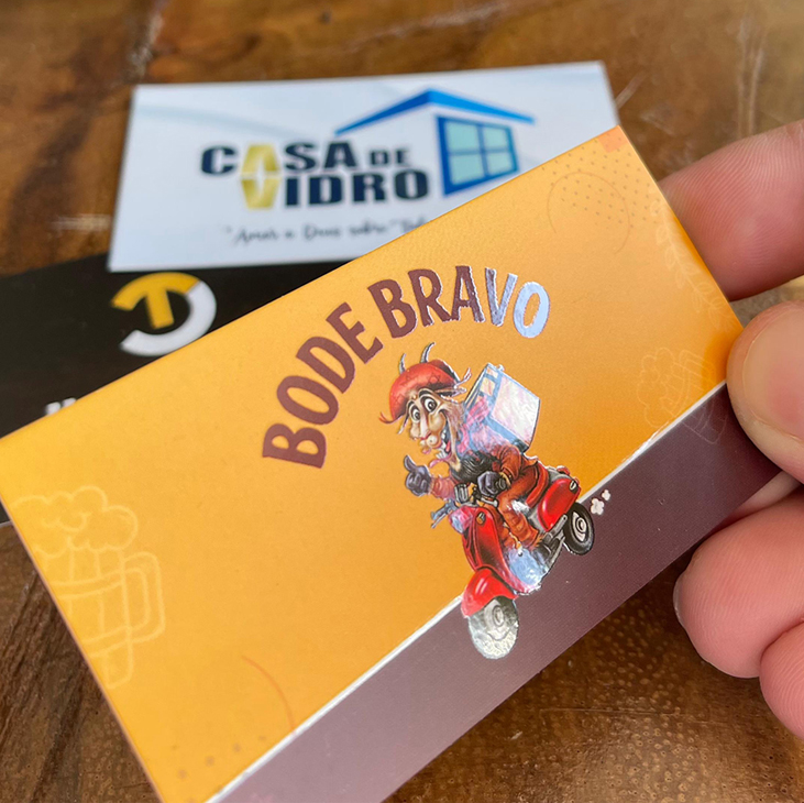 Cartão de Visita - Com Verniz Localizado
